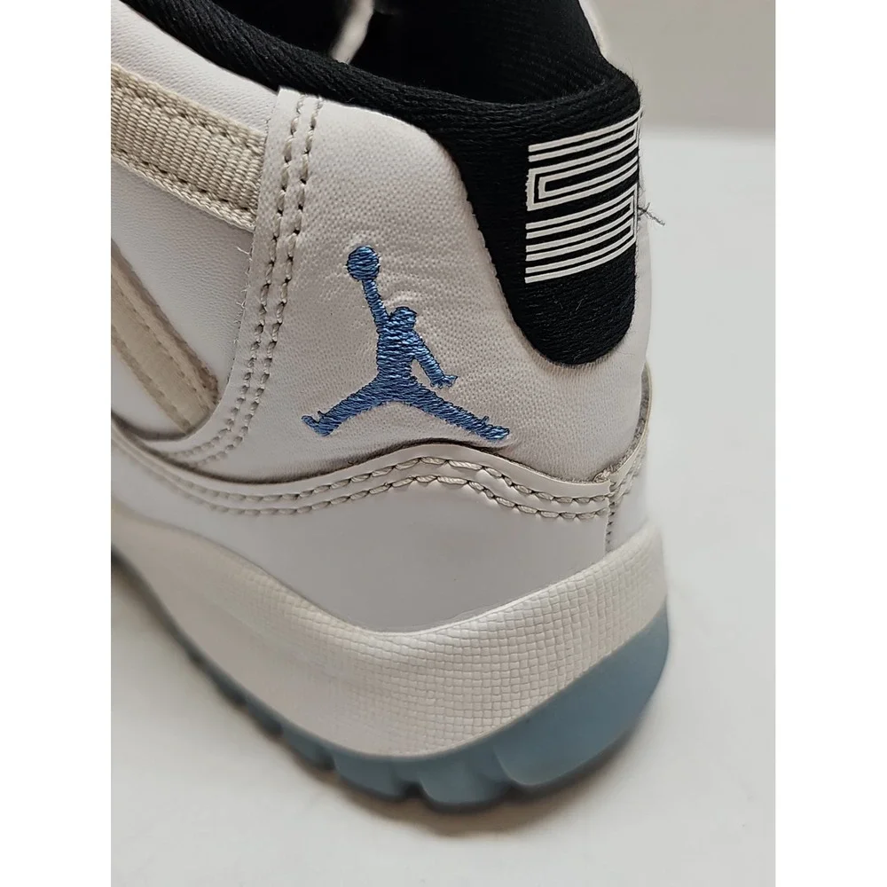 Jordan 11 Retro Legend Blue, White, Black, Toddler Size 12C Sneaker